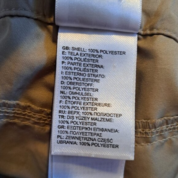 North Face girl's size Small or 7/8 Tan shorts, adjustable waist, VGUC - Picture 7 of 7